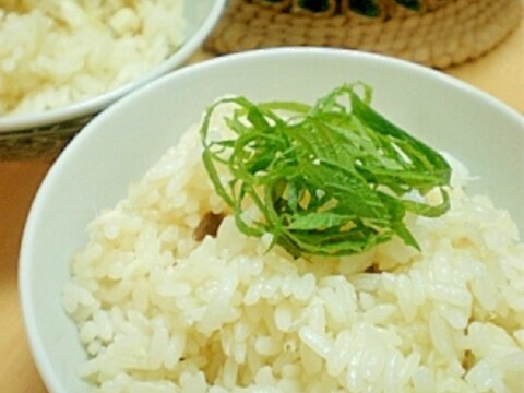 鯛の塩焼きで、簡単鯛めし。